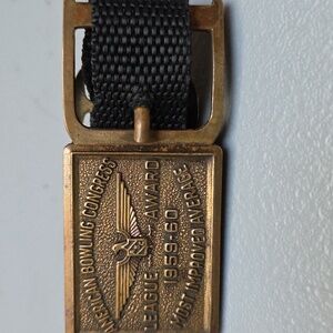 Vintage 1959/60 Men's Bronze Belt Buckle - Classic Design